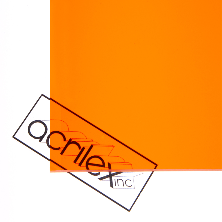 Acriglas® Transparent Orange Acrylic Sheet - Acrilex