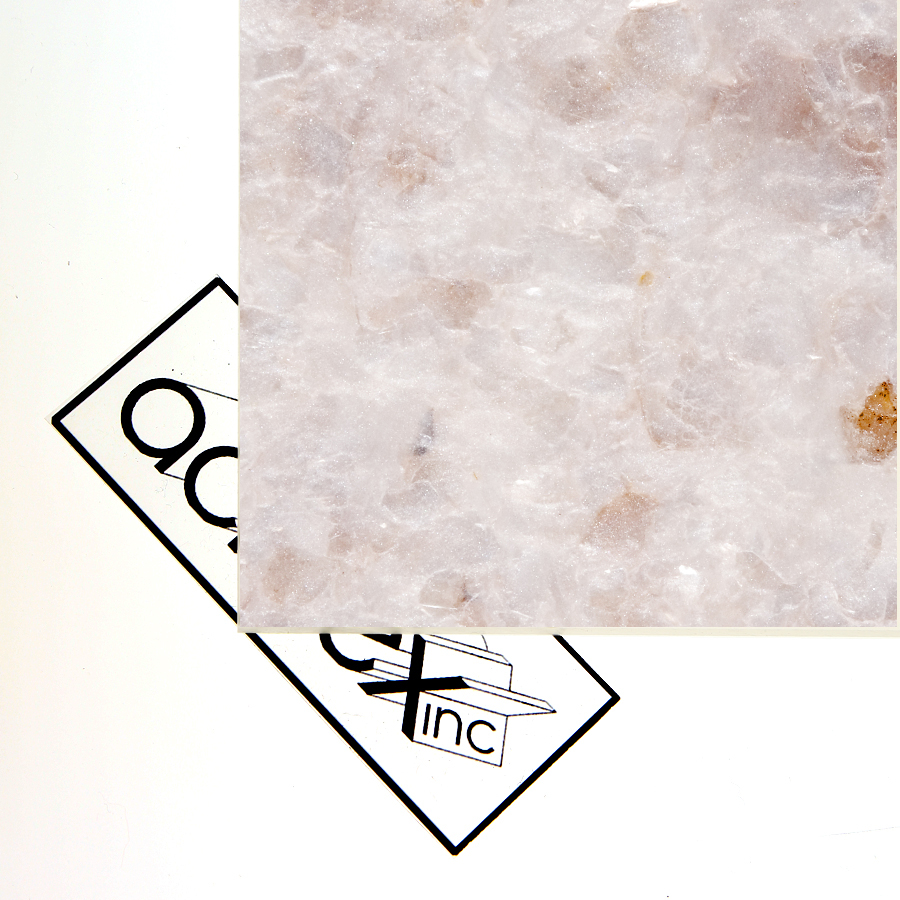 Acriglas® Minerals White Quartz Mica Acrylic Sheet Acrilex