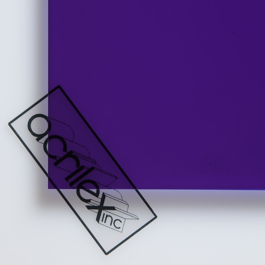 Acriglas® Transparent Purple Acrylic Sheet