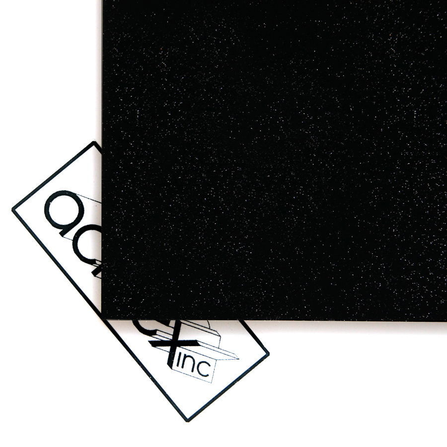 Acriglas® Midnight Black Glitter Acrylic Sheet Acrilex