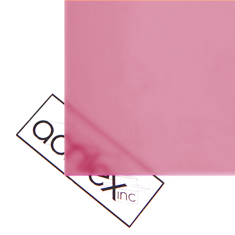 Acriglas® Frosted Rose Colored Acrylic Sheet